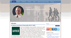 Desktop Screenshot of albertoandreu.com
