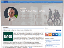 Tablet Screenshot of albertoandreu.com